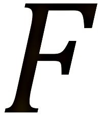 italic f